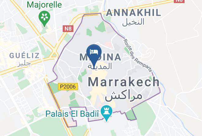 Marrakesh - Riad Dar Bennani Maps