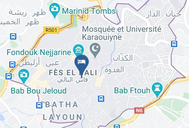 Fez - Riad Dar Bensouda Maps