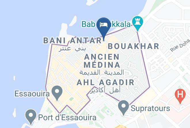 Essaouira - Riad Dar Bo Essaouira Maps