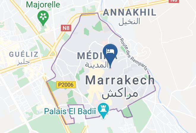 Marrakesh - Riad Dar Bounouar Maps