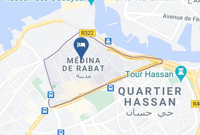 Rabat - Riad Dar Dar Maps