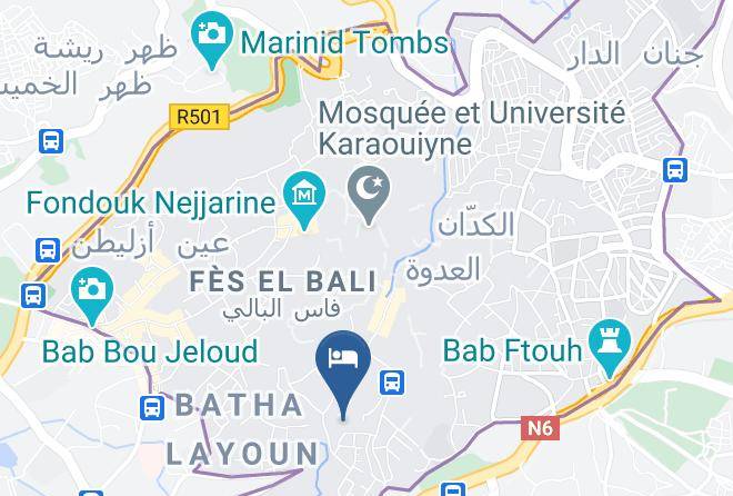 Fez - Riad Dar Guennoun Maps