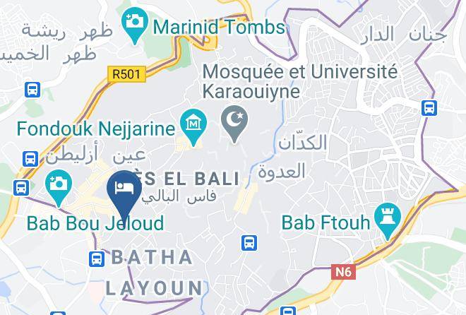 Fez - Riad Dar Iline Maps