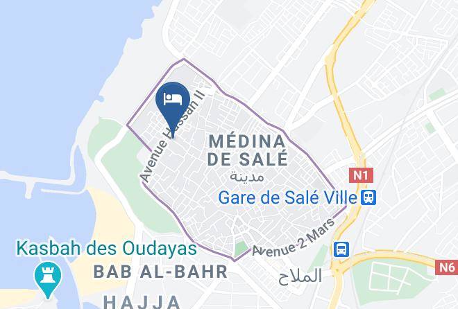 Rabat Sale Zemmour Zaer - Riad Dar Jabador Maps