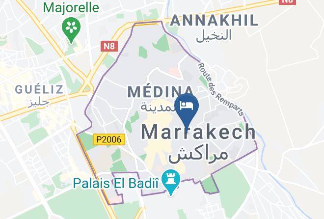 Marrakesh - Riad Dar Jdati Maps
