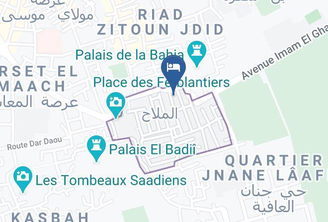 Marrakesh - Riad Dar Jurama Maps