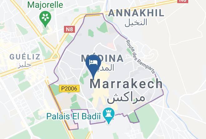 Marrakesh - Riad Dar Justo Hotel Boutique & Spa Maps