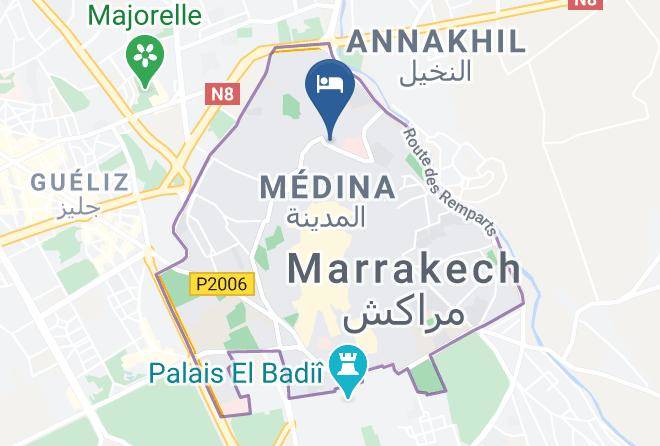 Marrakesh - Riad Dar Leuleu Maps