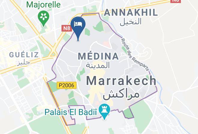 Marrakesh - Riad Dar Lilas Maps