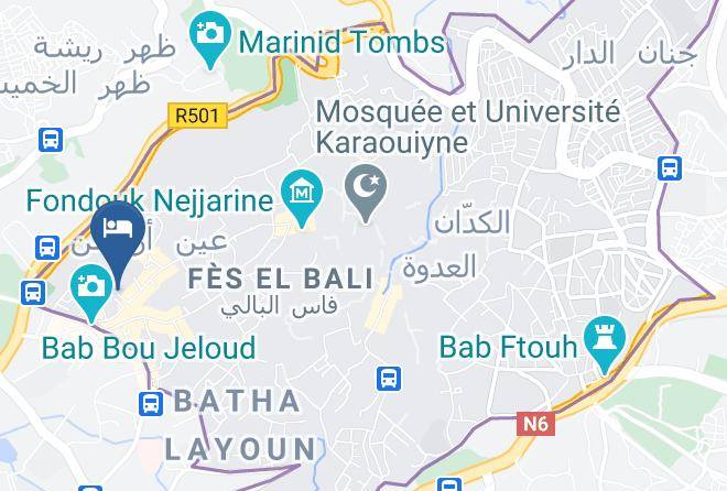 Fez - Riad Dar Lmallouki Fes Medina Maps