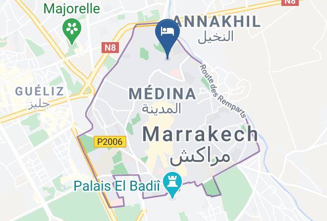 Marrakesh - Riad Dar Malaika Maps