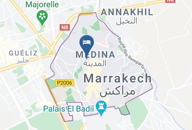 Marrakesh - Riad Dar Malak Maps