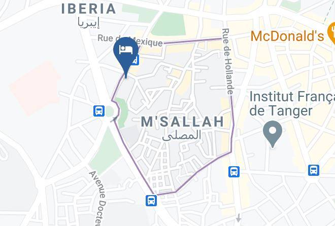 Tangiers - Riad Dar Mesouda Maps