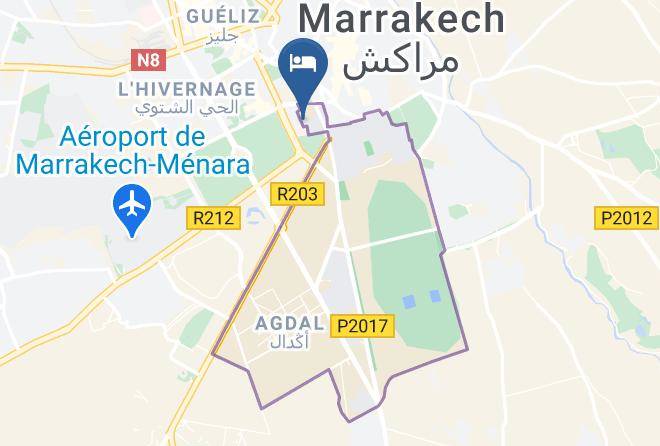 Marrakesh - Riad Dar Mimouna Maps