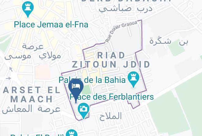 Marrakesh - Riad Dar More Marrakech Maps