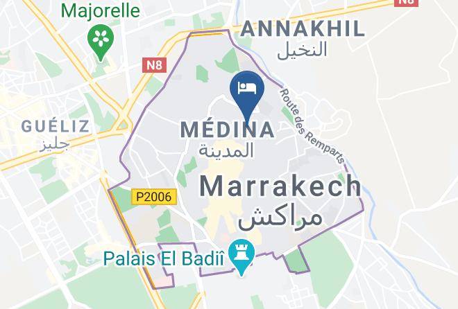 Marrakesh - Riad Dar Nael Maps