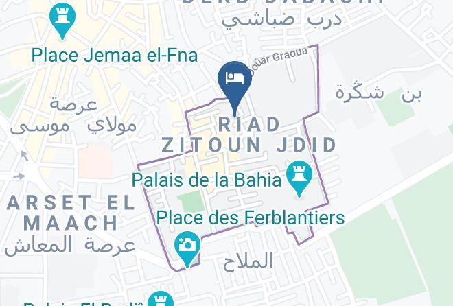 Marrakesh - Riad Dar Najat Maps