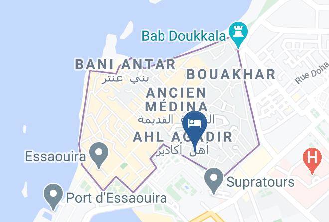Essaouira - Riad Dar Nor Maps