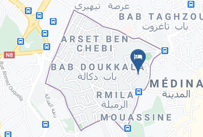Marrakesh - Riad Dar Rocmarra Maps
