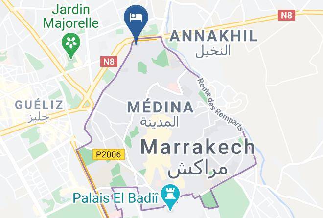 Marrakesh - Riad Dar Sarjan Maps