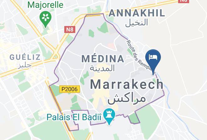 Marrakesh - Riad Dar Selen Maps