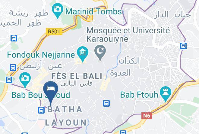 Fez - Riad Dar Skalli Maps
