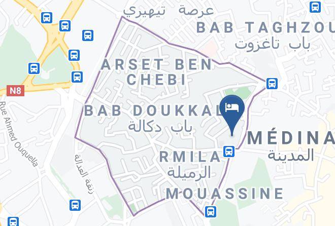 Marrakesh - Riad Dar Tmania Maps