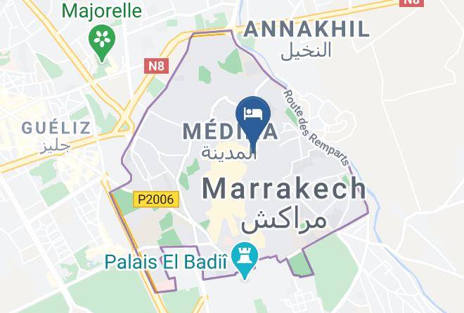 Marrakesh - Riad Dar Zelda Maps