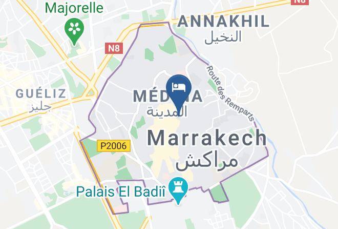 Marrakesh - Riad Dar K Maps