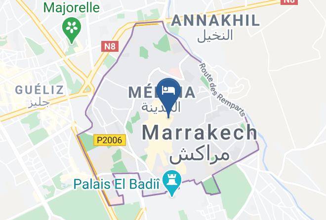 Marrakesh - Riad Des Deux Mers Maps