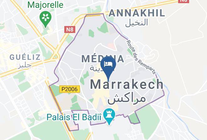 Marrakesh - Riad Des Eaux Et Des Epices Maps