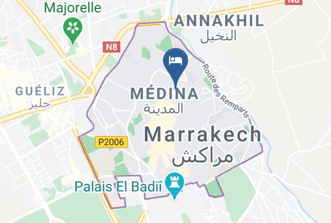 Marrakesh - Riad Des Orangers Maps