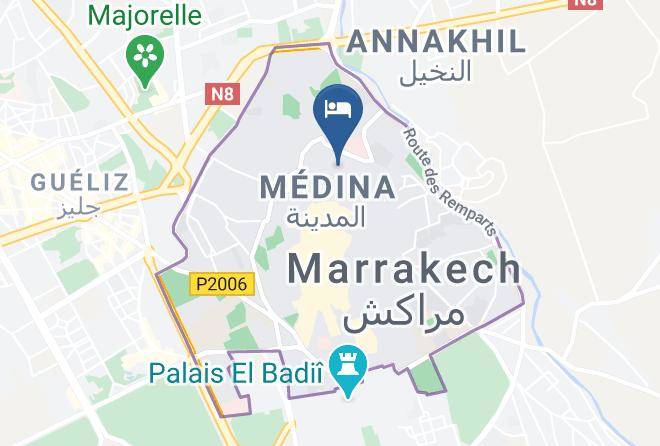 Marrakesh - Riad Des Remparts Maps