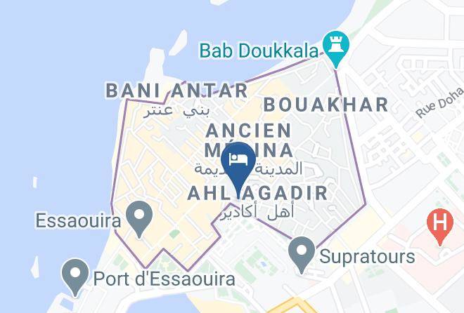Essaouira - Riad Diamant Blanc Maps