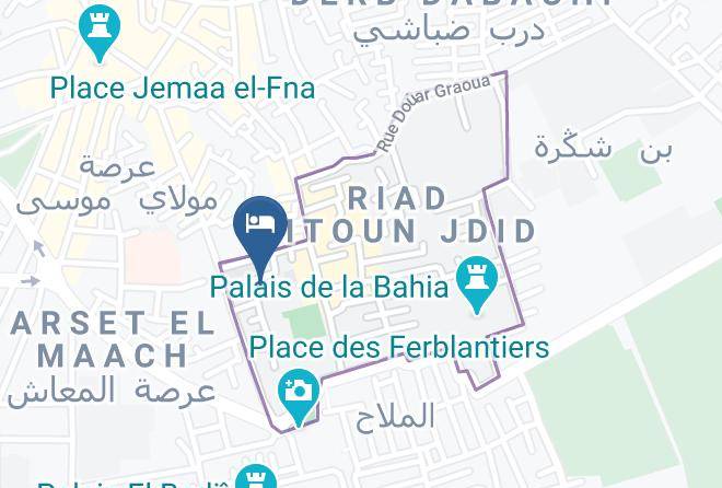 Marrakesh - Riad Diana Maps