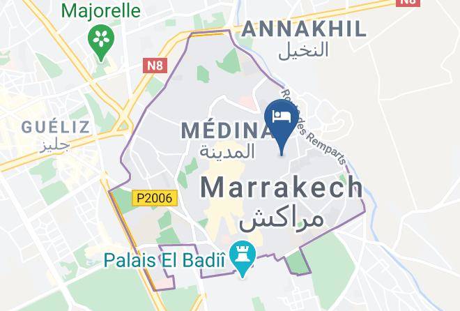 Marrakesh - Riad Djebel Maps