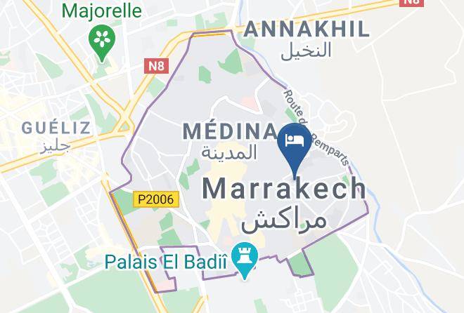 Marrakesh - Riad Doby Maps