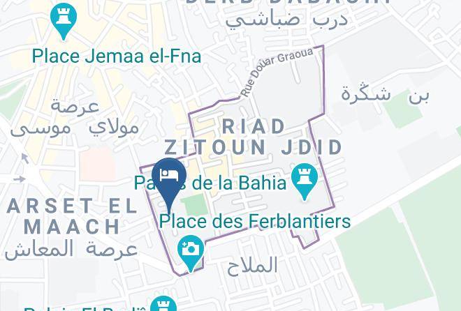 Marrakesh - Riad Eden Maps