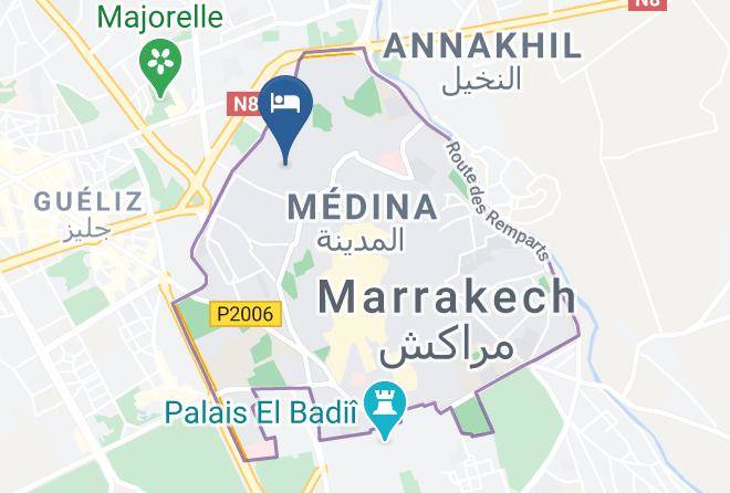Marrakesh - Riad El Faran Maps