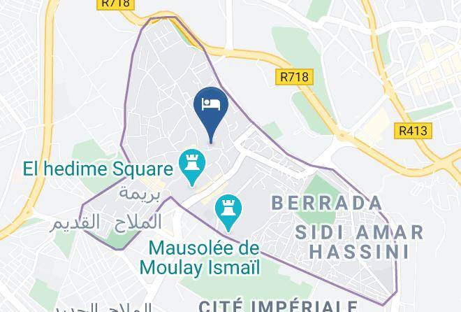 Meknes - Riad El Ma Maps