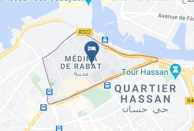 Rabat - Riad El Maatinfh Maps