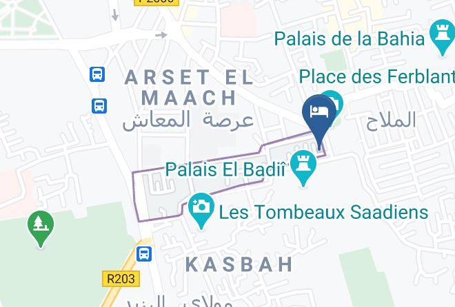 Marrakesh - Riad El Walida Maps