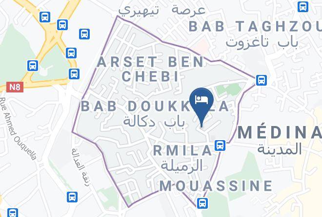 Marrakesh - Riad Eldar Maps