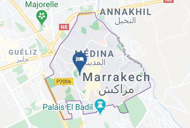 Marrakesh - Riad Elisa & Spa Maps