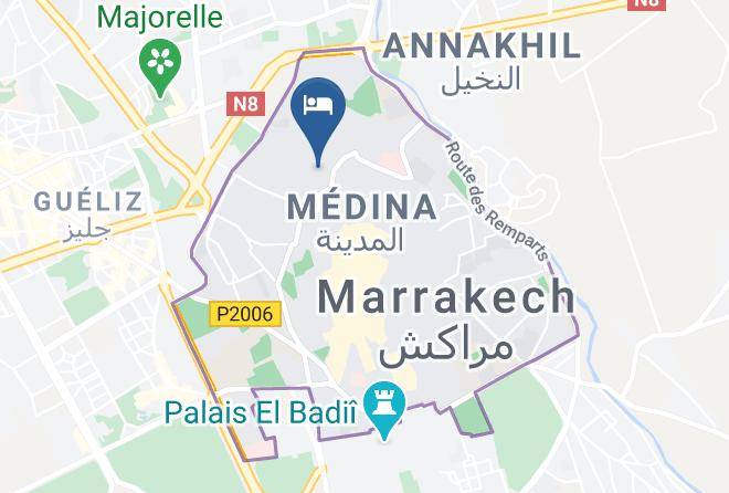 Marrakesh - Riad Eloise Medina Marrakech Maps
