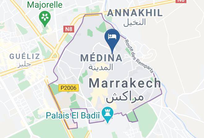 Marrakesh - Riad Emeraude Maps