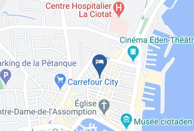 Bouches Du Rhone - Riad En Ville La Ciotat Locations Saisonnieres Maps