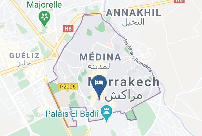 Marrakesh - Riad Espagne Maps