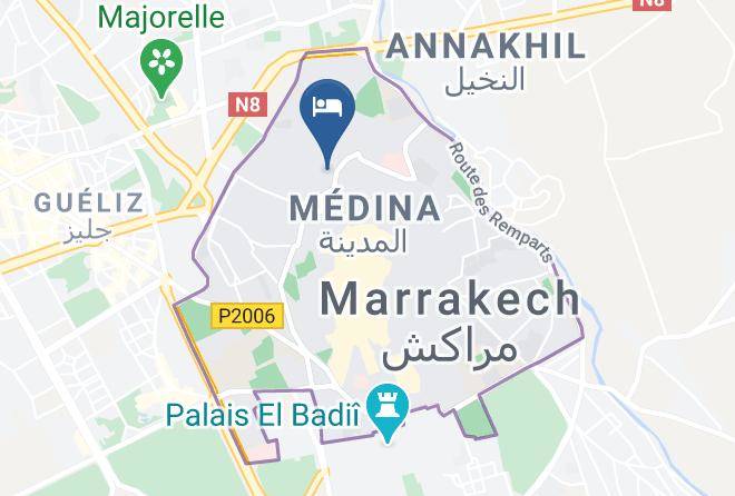 Marrakesh - Riad Ethnique Maps
