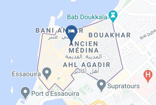 Essaouira - Riad Etoile D'essaouira Maps